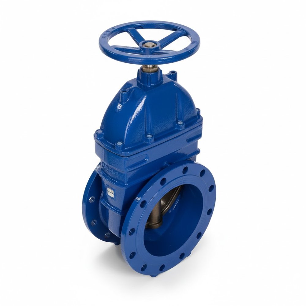 Задвижка DENDOR 47GV DN100 PN 10/16 фланцевая клиновая чугунная под штурвал с обрезиненным клином купить по выгодным ценам | Хопер Сталь