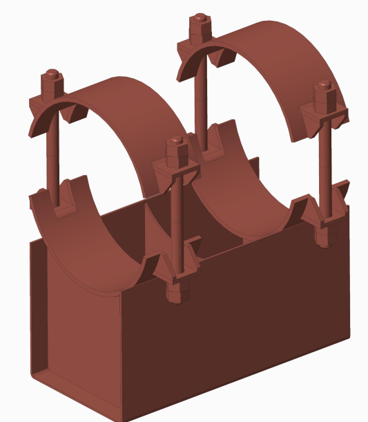 Опора ППМИ ОПБ 010.ОПБ-900-70 920/1060 бугельная купить по выгодным ценам | Хопер Сталь