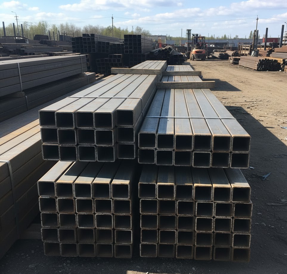 Труба электросварная низколегированная квадратная 300x8 12000 купить по выгодным ценам | Хопер Сталь