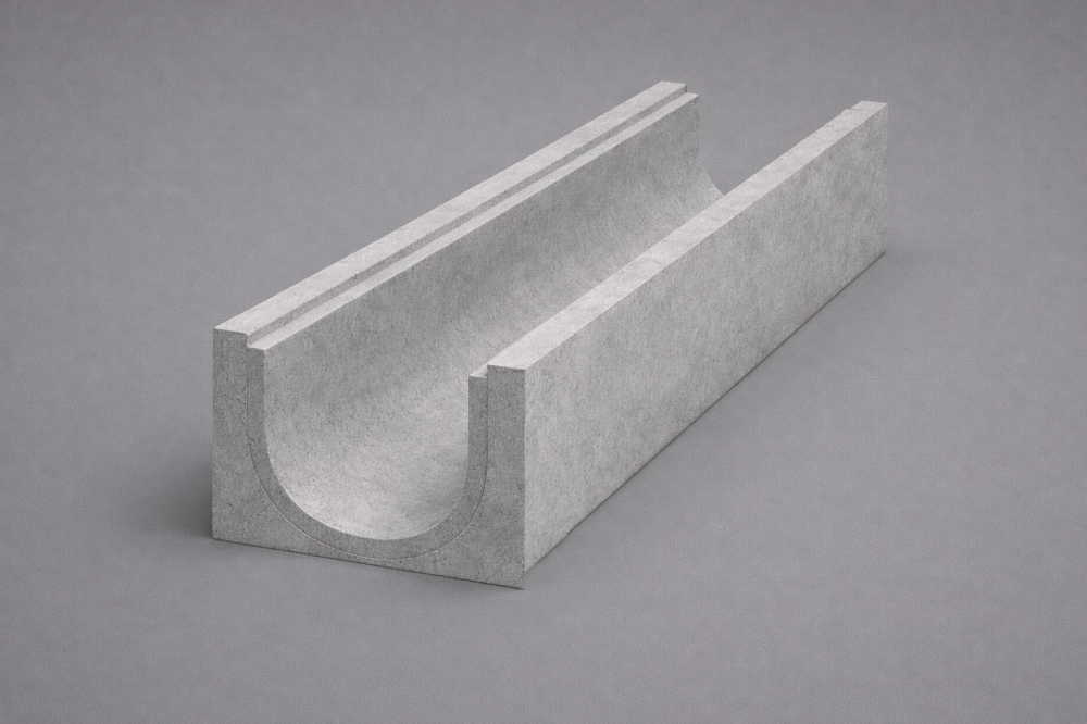 Дренажный лоток железобетонный МШЛ 0,5д купить по выгодным ценам | Хопер Сталь