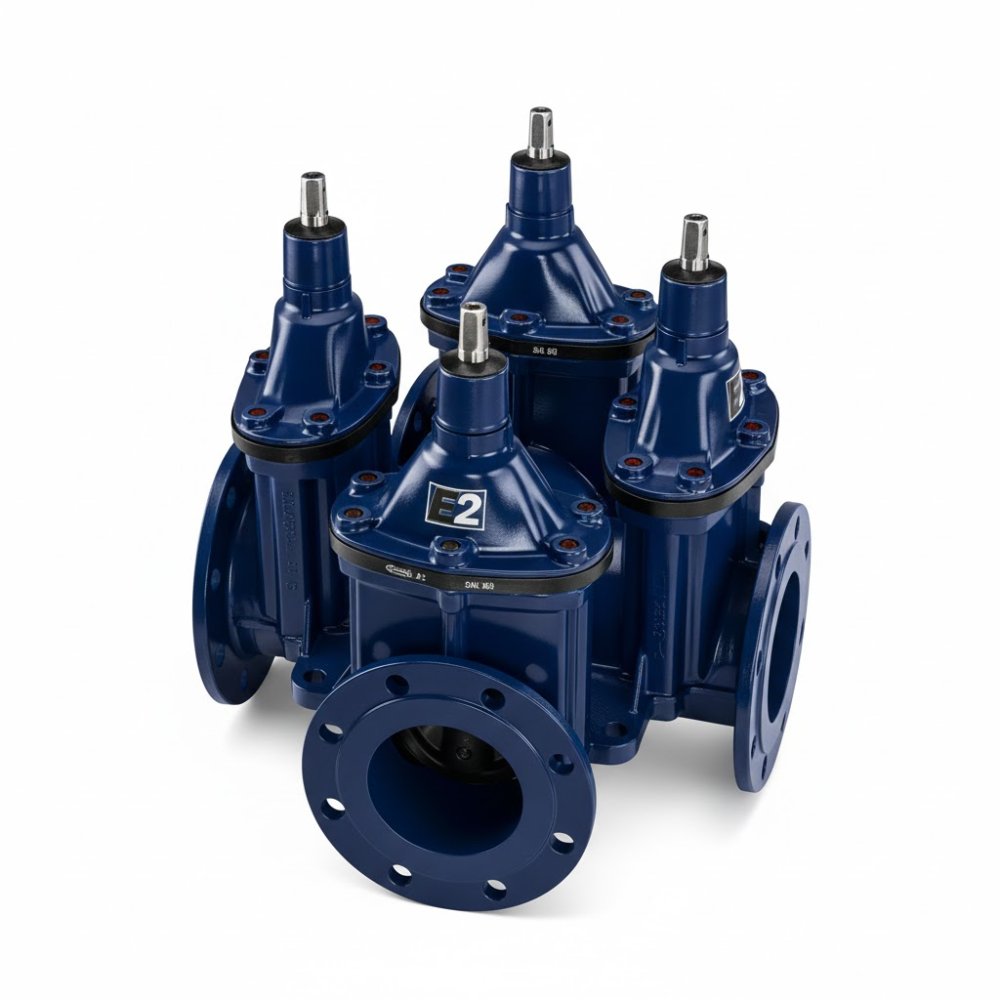 Задвижка HAWLE 4400E2 DN100/3 PN 16 фланцевая клиновая чугунная с обрезиненным клином типа Комби-IV без пожарной подставки купить по выгодным ценам | Хопер Сталь