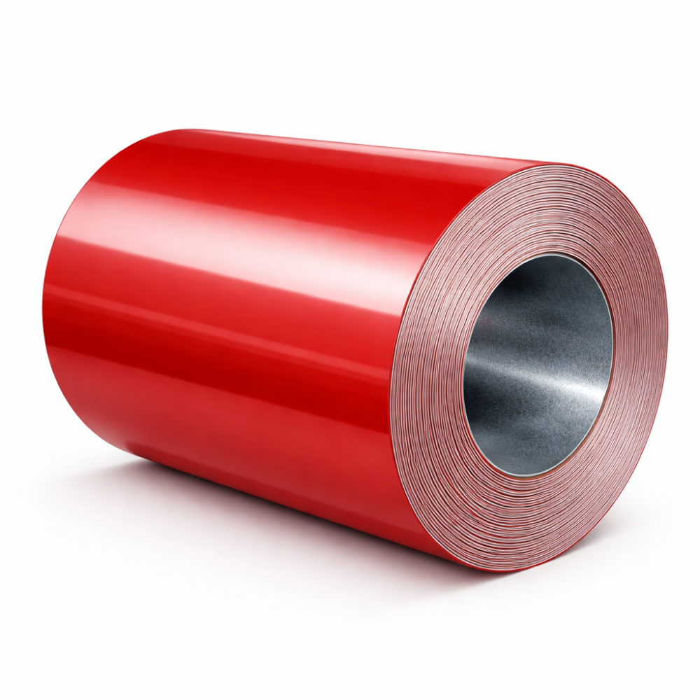 Рулон оцинкованный с полимерным покрытием 4x500 мм ГОСТ 52146-2003 Zn80 ЦИНК 80 | Хопер Сталь