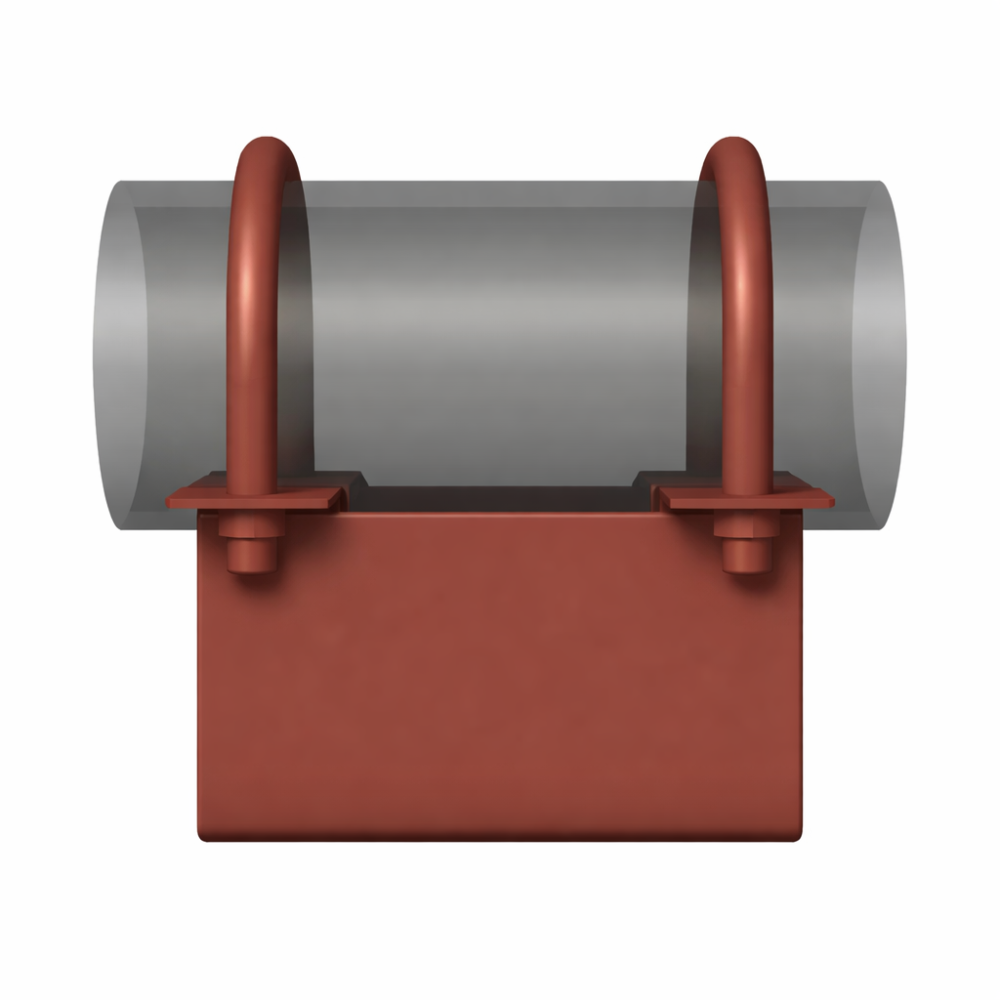 Скользящие хомутовые опоры ТС 732.00.00.01 купить по выгодным ценам | Хопер Сталь