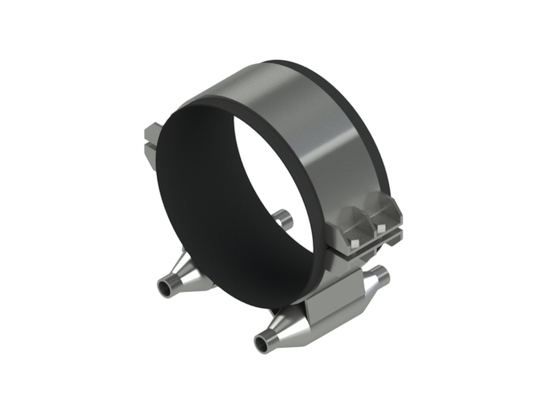 Опора Дн 1620 СК 2109-92-193 подвижная корпусная хомутовая купить по выгодным ценам | Хопер Сталь