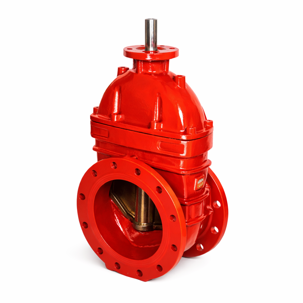 Задвижка DENDOR 47GVA DN100 PN 16 клиновая фланцевая чугунная с обрезиненным клином под электропривод для систем пожаротушения купить по выгодным ценам | Хопер Сталь