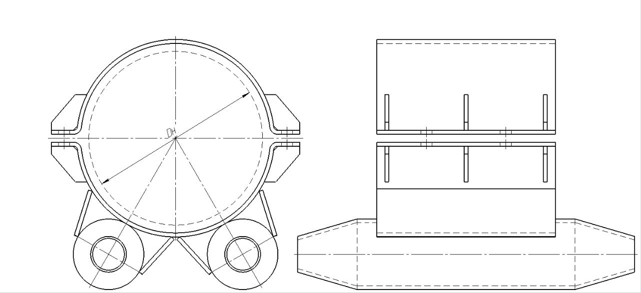 Опора Дн 1620 СК 2410-94-15 М-16 подвижная/неподвижная корпусная хомутовая купить по выгодным ценам | Хопер Сталь