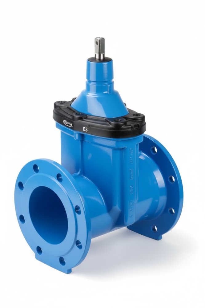 Задвижка HAWLE 4700Е2 DN250 PN 16 фланцевая клиновая чугунная длинная с обрезиненным клином купить по выгодным ценам | Хопер Сталь