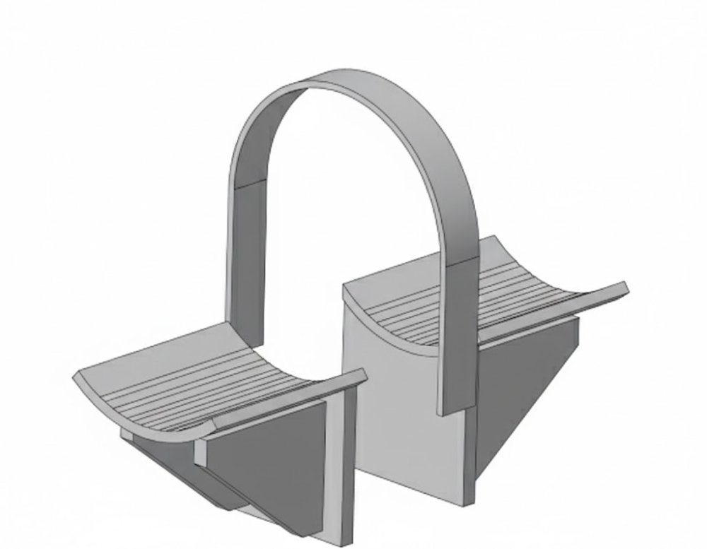 Опора Дн 159 ТС-669.00.00-16 серии 5.903-13 выпуск 7-95 неподвижная хомутовая купить по выгодным ценам | Хопер Сталь