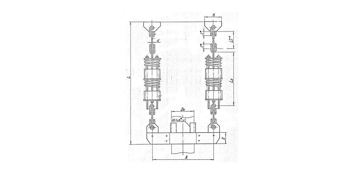 Подвеска пружинная ТС-690 Ду 920 Ру 40 Серия 5.903-13 выпуск 6-95 Lт+3100 купить по выгодным ценам | Хопер Сталь
