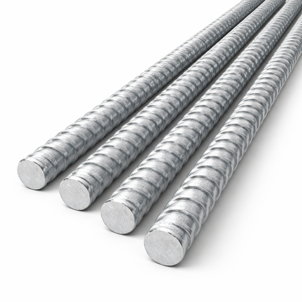 Арматура оцинкованная А3 А500С 8 мм 6 м | Хопер Сталь