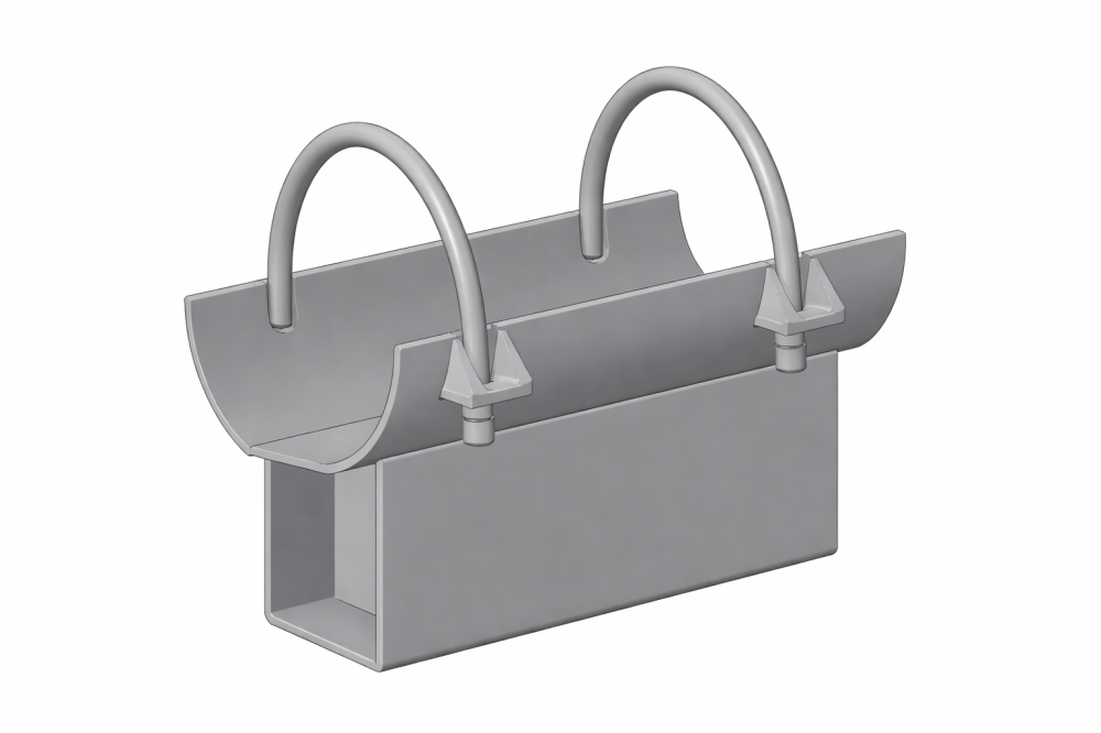 Опора Дн 89 ТС-670.00.00-06 серии 5.903-13 выпуск 7-95 неподвижная хомутовая купить по выгодным ценам | Хопер Сталь