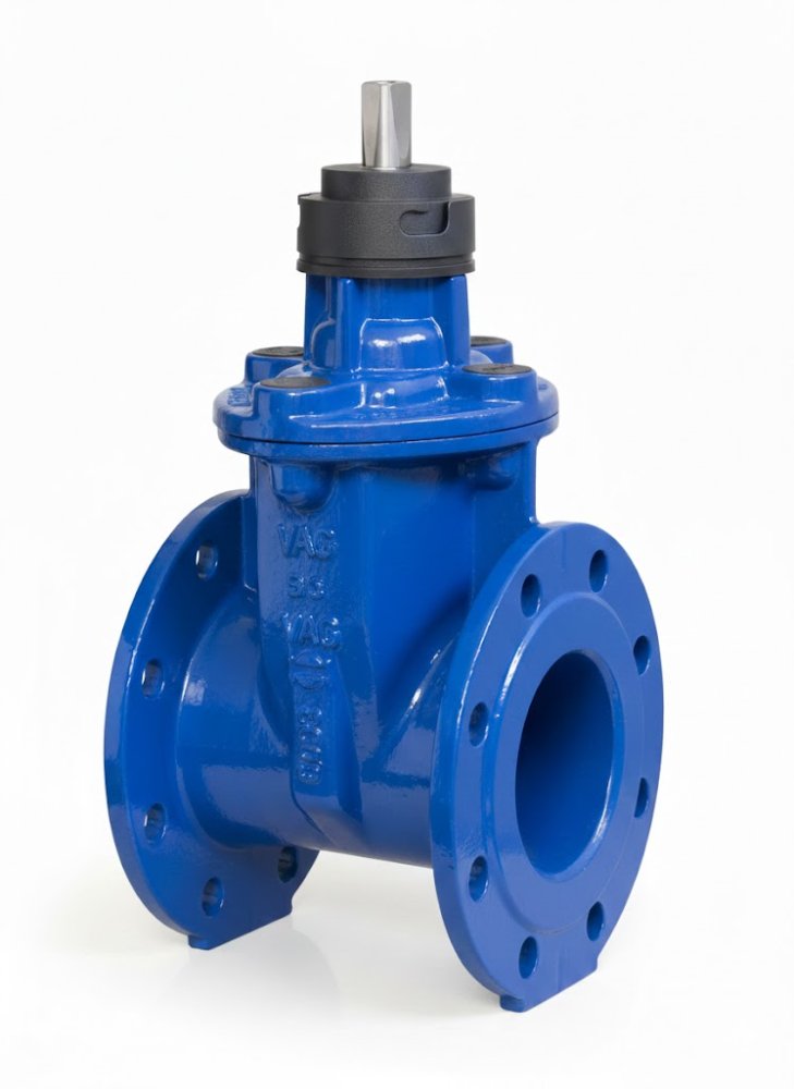 Задвижка VAG EKOPlus DN350 PN 16 фланцевая клиновая чугунная со штурвалом с обрезиненным клином купить по выгодным ценам | Хопер Сталь
