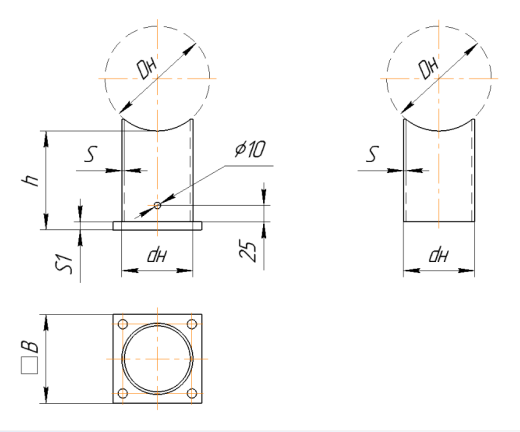 Опора 325-ТР-А1 Ду 325 мм ОСТ 36-146-88 подвижная купить по выгодным ценам | Хопер Сталь