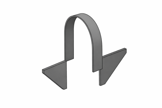 Опора Дн 38 ТС-659.00.00-01 серии 5.903-13 выпуск 7-95 неподвижная хомутовая купить по выгодным ценам | Хопер Сталь