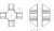 Опоры неподвижная четырехупорная усиленная ТС-664.02 купить по выгодным ценам | Хопер Сталь