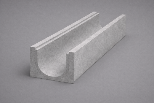 Дренажный лоток железобетонный МПЛ 0,75д купить по выгодным ценам | Хопер Сталь