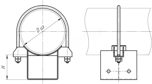 Опора ОПХ2-100.76 купить по выгодным ценам | Хопер Сталь