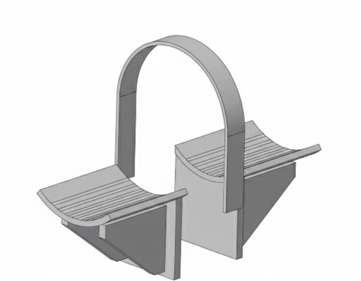 Опора Дн 426 ТС-669.00.00-21 серии 5.903-13 выпуск 7-95 неподвижная хомутовая купить по выгодным ценам | Хопер Сталь