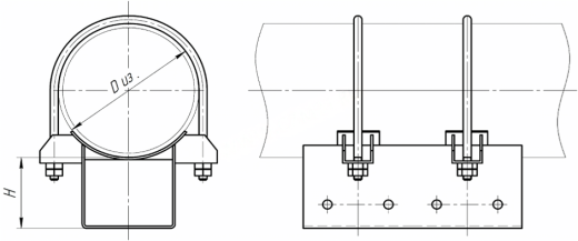Опора ОПХ3-150.377 купить по выгодным ценам | Хопер Сталь