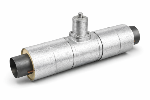 Кран шаровой Балломакс Ду150 б/ш г/д Оц 159х7/280 ППУ-ОЦ H=501-1000мм купить по выгодным ценам | Хопер Сталь