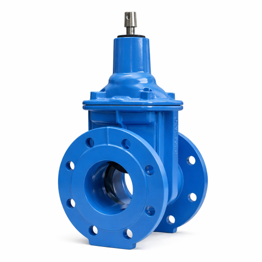 Задвижка HAWLE 4000E1+ DN125 PN 10/16 фланцевая клиновая чугунная с обрезиненным клином короткая купить по выгодным ценам | Хопер Сталь