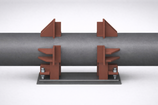 Опора неподвижная боковая ТС-668.00 купить по выгодным ценам | Хопер Сталь